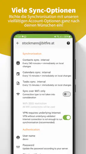 DAVx⁵ – CalDAV CardDAV WebDAV screenshot 6