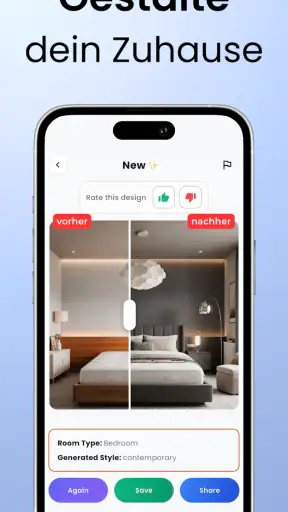 DecorAI: KI Zimmer Raumplaner screenshot 2