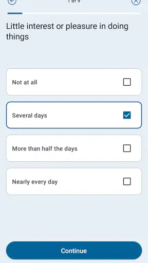 Depression Test screenshot 2