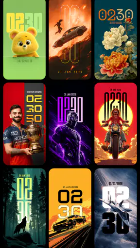 DepthX - Live Clock Wallpapers screenshot 3