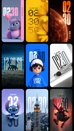 DepthX - Live Clock Wallpapers screenshot 5