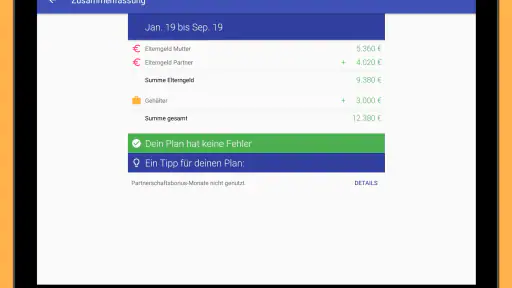 Der Elterngeld Planer screenshot 10