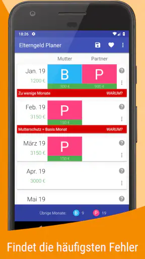 Der Elterngeld Planer screenshot 2