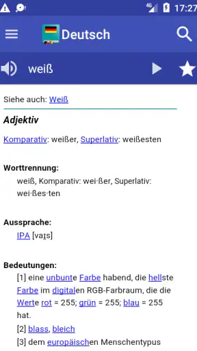 Deutsch Wörterbuch screenshot 2
