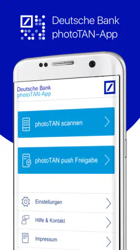 Deutsche Bank photoTAN screenshot 1