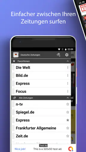 Deutsche Zeitungen screenshot 1