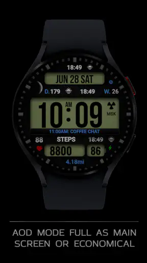 Dgt BigMod Informer Watch face screenshot 6
