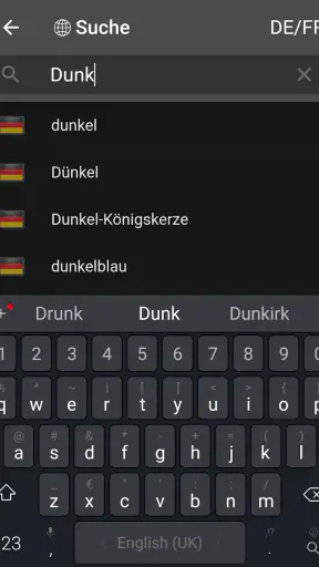 dict.cc Wörterbuch screenshot 3