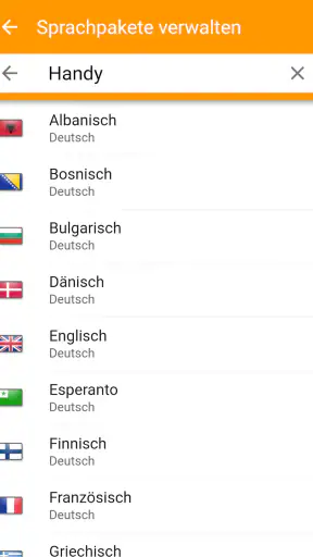 dict.cc Wörterbuch screenshot 5