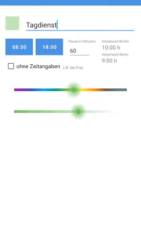 Dienstplan screenshot 5