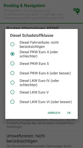 Dieselfahrverbote Routenplaner screenshot 6