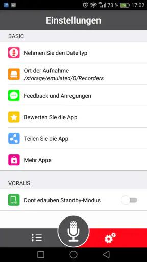 Diktiergerät screenshot 12