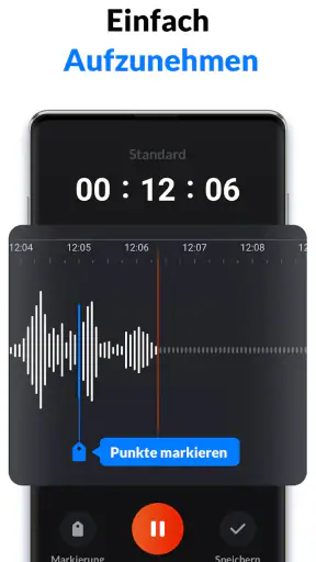 Diktiergerät & Sprachmemos screenshot 1