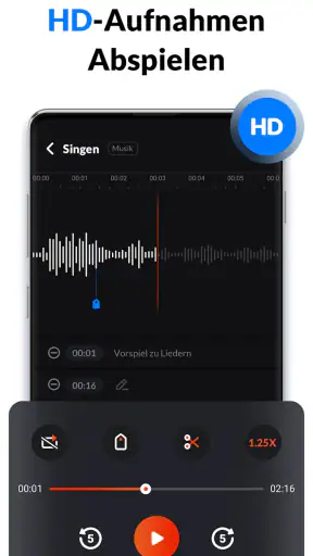 Diktiergerät & Sprachmemos screenshot 3