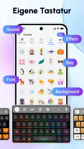 Mechanical Keyboard: RGB Theme screenshot 2