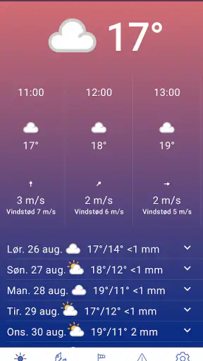 DMI Vejr screenshot 1