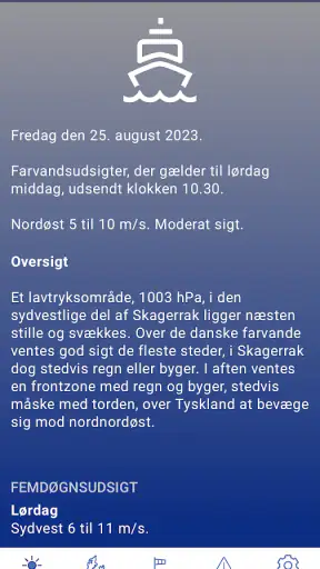 DMI Vejr screenshot 6