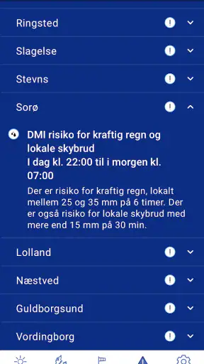 DMI Vejr screenshot 8