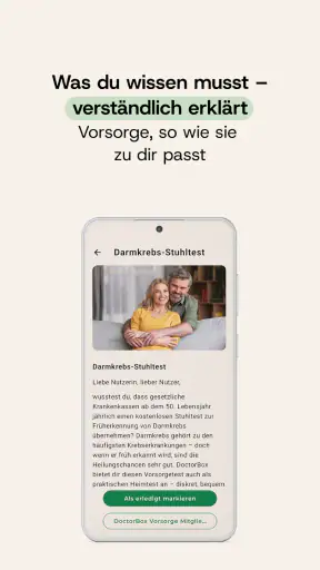 DoctorBox – Vorsorge App screenshot 3