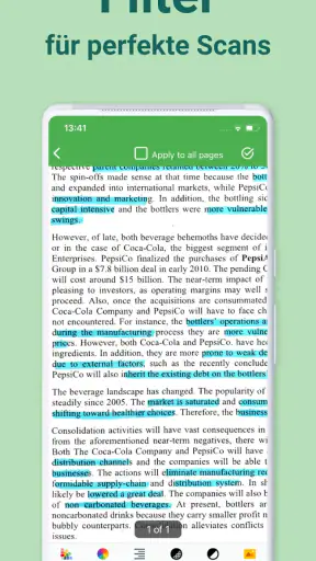 Docutain: PDF Scanner & OCR screenshot 8