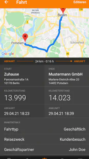 Driverslog Pro 2 - Fahrtenbuch screenshot 3