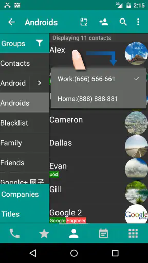 DW Kontakte & Telefon & SMS screenshot 3