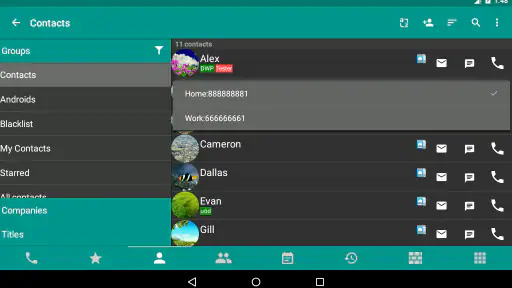 DW Kontakte & Telefon & SMS screenshot 9