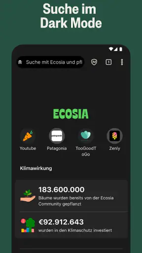 Ecosia: Dein grünerer Browser screenshot 7