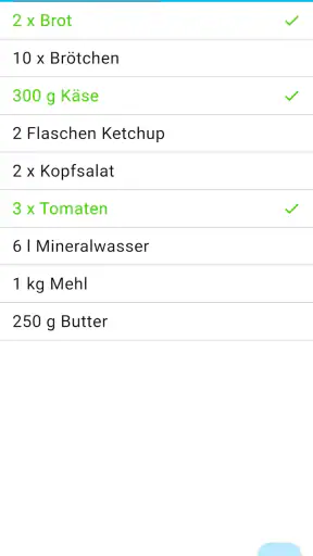 Einfacher Einkaufszettel screenshot 1