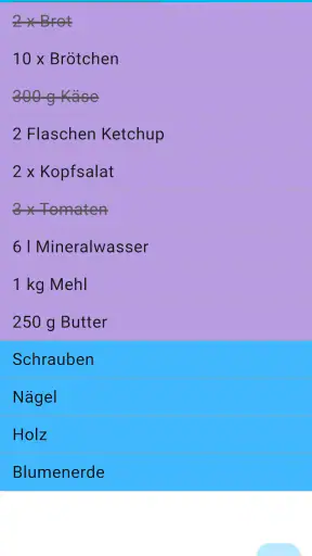 Einfacher Einkaufszettel screenshot 4