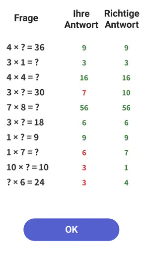 Einmaleins Mathe - Trainer 1x1 screenshot 3