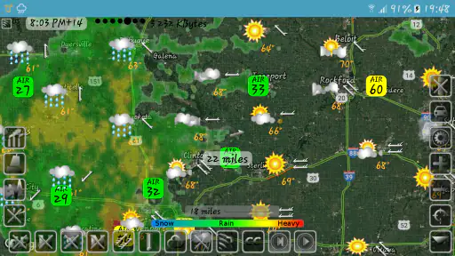 eMap HDF: Wetter und Windkarte screenshot 9