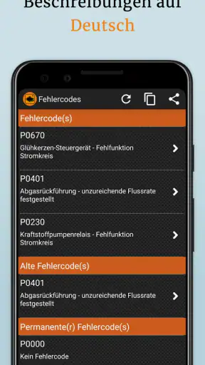 OBD 2 Car Scanner -EOBD Facile screenshot 5