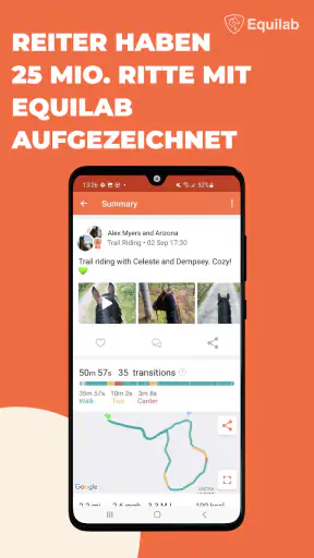 Equilab: Pferde Reiten App screenshot 1