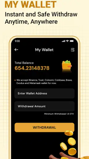 ETH Cloud Miner- Earn Ethereum screenshot 3