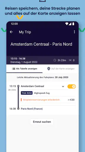Interrail Rail Planer screenshot 3