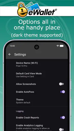 eWallet - Password Manager screenshot 8