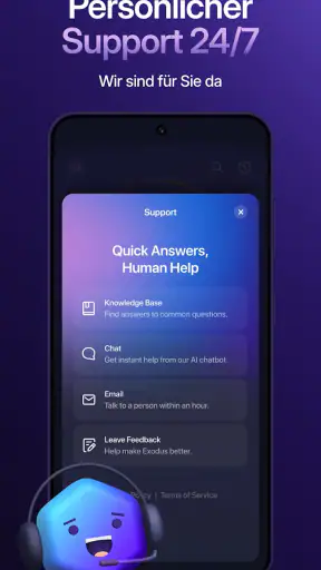 Exodus: Krypto-Bitcoin-Wallet screenshot 6