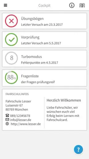 Fahrschulcard screenshot 1