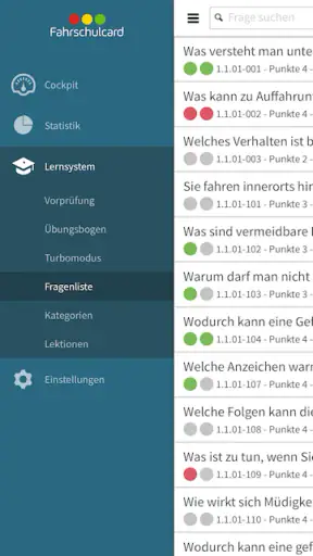 Fahrschulcard screenshot 3