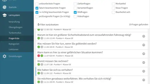 Fahrschulcard screenshot 9