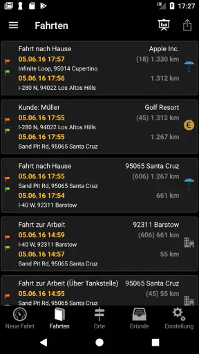 Fahrtenbuch screenshot 4