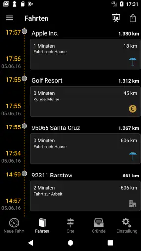 Fahrtenbuch screenshot 6
