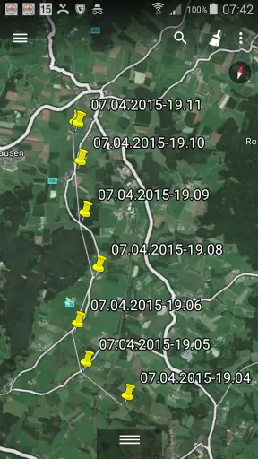 Fahrtenbuch GPS-Zeiterfassung screenshot 12