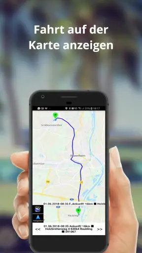 Fahrtenbuch GPS-Zeiterfassung screenshot 4
