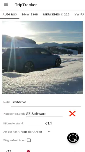 Fahrtenbuch - TripTracker screenshot 1