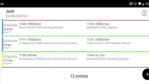 Fahrtenbuch - TripTracker screenshot 12