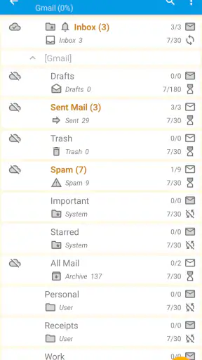 FairEmail, privacy aware email screenshot 7