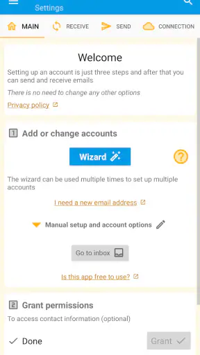 FairEmail, privacy aware email screenshot 9