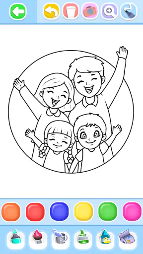 Family Love Coloring Book screenshot 10